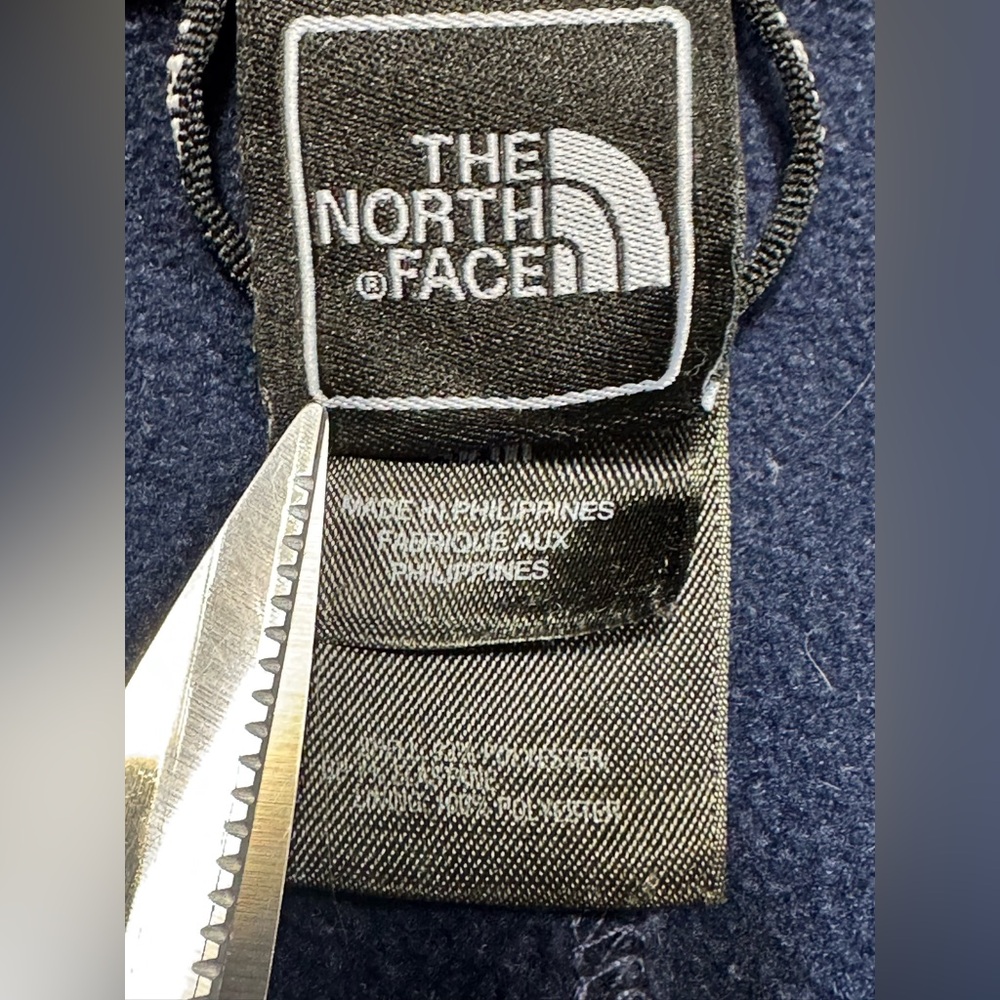 The North Face Jacket Mens Medium Blue TKA Stretch Full Zip Soft-shell Fleece - Picture 5 of 10